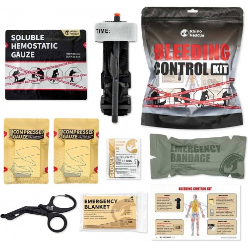 Комплект для остановки кровотечений «Bleeding Control Kit» Rhino Rescue в Санкт-Петербурге