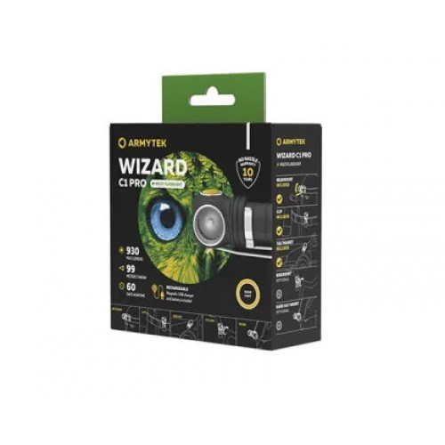 Мультифонарь Armytek Wizard C1 Pro Magnet USB (теплый свет) в Санкт-Петербурге